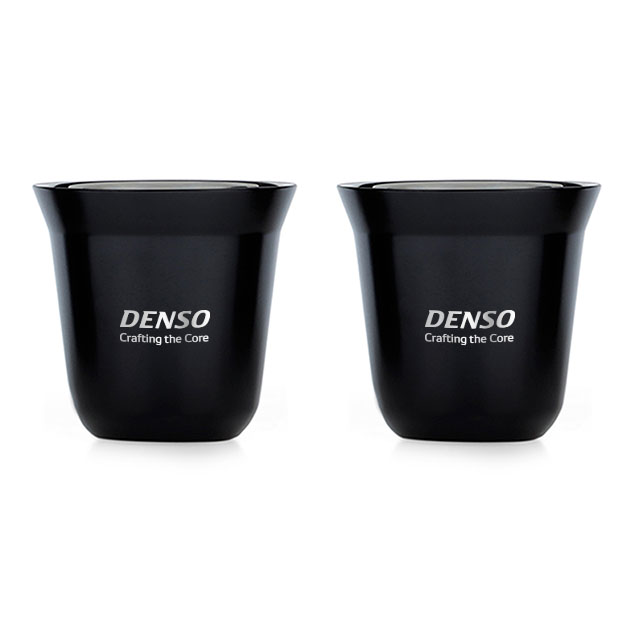 DENSO Gift Set of 2 Premium Arabic Coffee Cups - Black