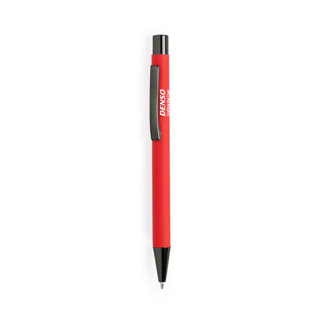 DENSO Billund Metal Ballpen - Red (Anti-bacterial) 
