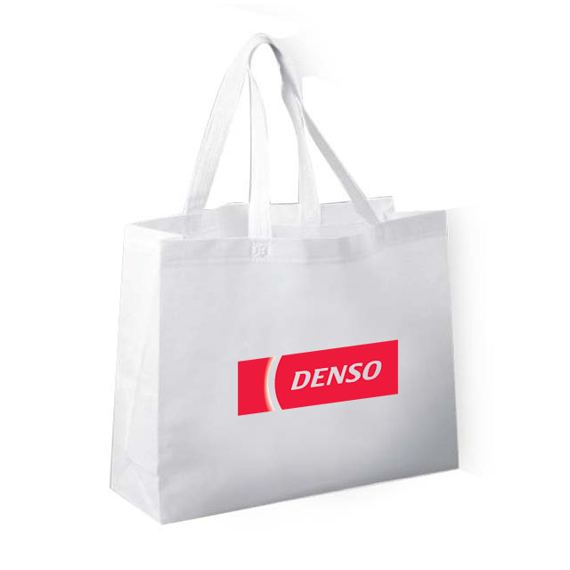 DENSO Non-woven Shopping Bag Horizontal - White