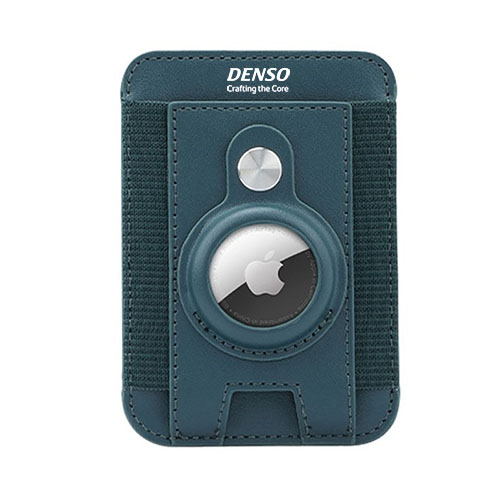 [DNSO 005] DENSO Magnetic Phone Cardholder with Air Tag Pocket - Dark Green