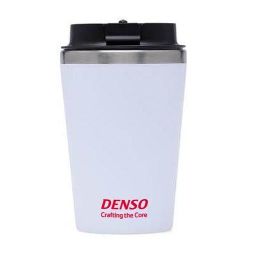 [DNSO 009] DENSO Steel/PP Double Wall Tumbler - 350ml - White	