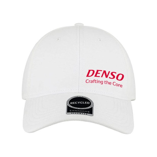 [DNSO 101] DENSO Titan Recycled 6 Panel Adjustable Cap - White