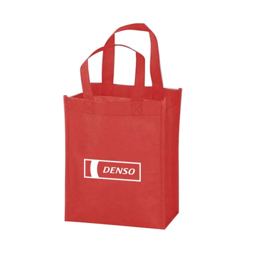 [DNSO 117] DENSO Non-Woven Shopping Bag Vertical Red