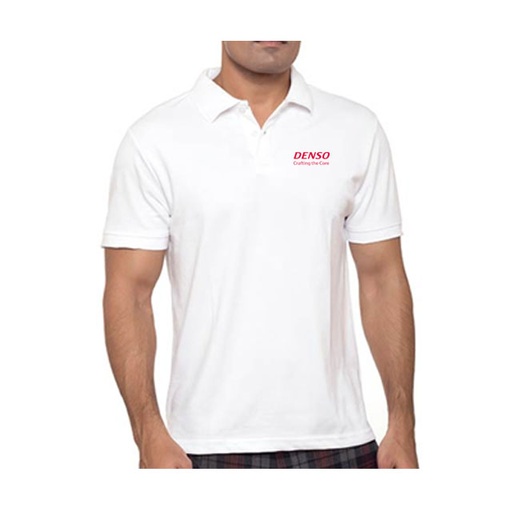 [DNSO 124] DENSO Basic DryNCool Polo Shirt with UV protection - White