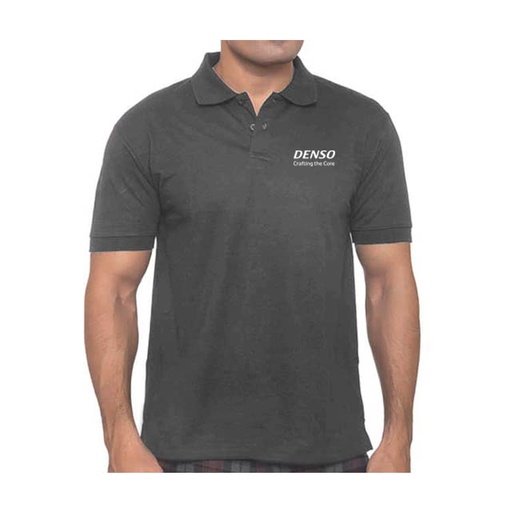 [DNSO 127] DENSO Basic DryNCool Polo Shirt with UV protection - Charcoal Grey