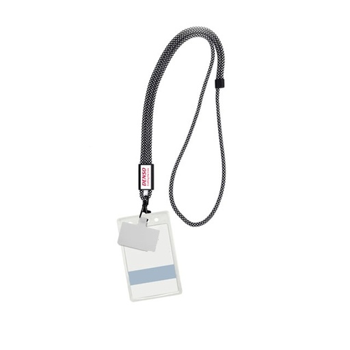 [DNSO 137] DENSO Crossbody Phone Holder / Corporate Lanyard - White